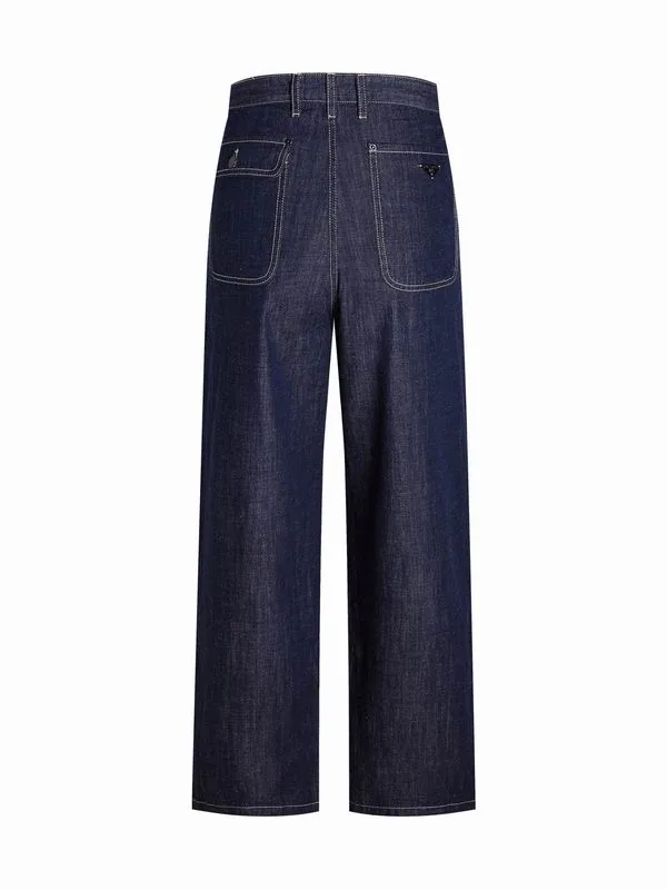 Prada 25177 Denim Jacket and Pants Set, source view 4, SKU 25177