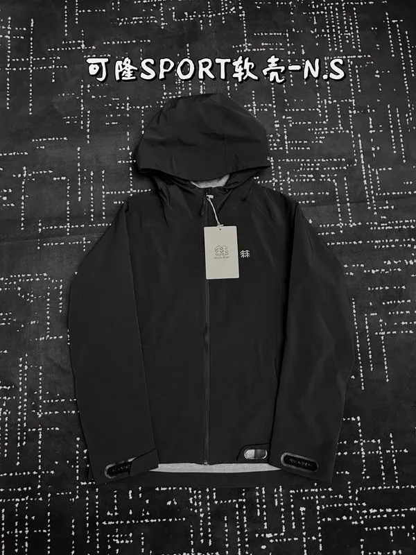 Kolon bhtxKL2601 Colorblock Hooded Utility Jacket, source view 3, SKU bhtxKL2601