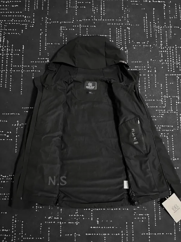 Kolon bhtxB13 Color-Block Hooded Jacket, source view 4, SKU bhtxB13