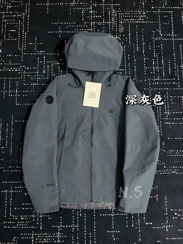 Kolon bhtxB09 Contrast-Zip Hooded Jacket, source view 5, SKU bhtxB09