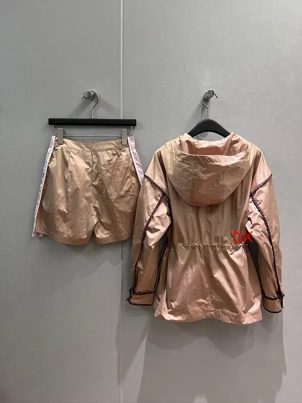LV 05 Metallic Hooded Jacket and Shorts Set, source view 2, SKU 05