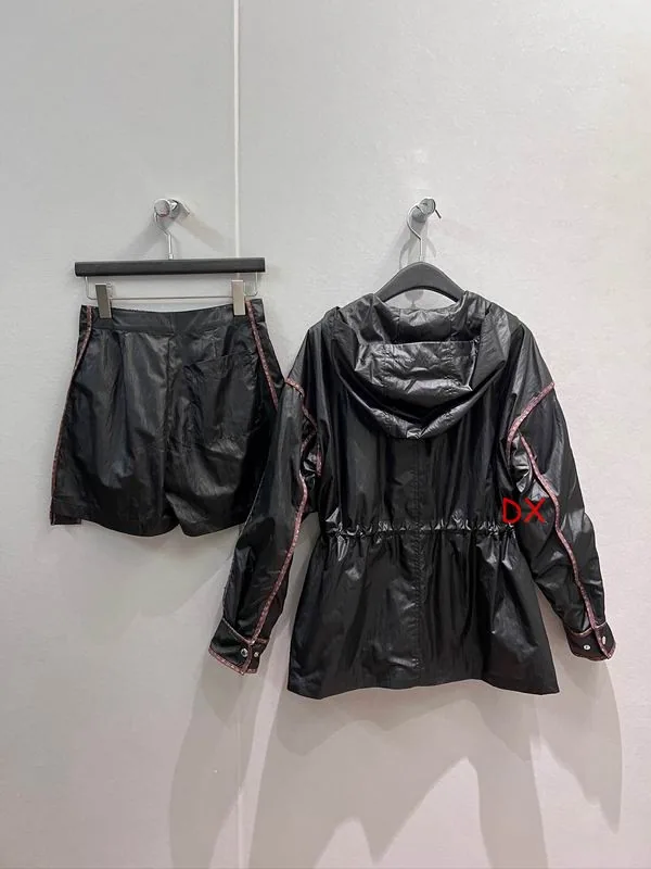 LV 05 Metallic Hooded Jacket and Shorts Set, source view 5, SKU 05