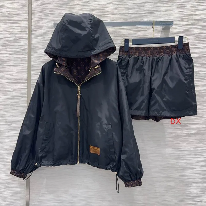 LV 01 Hooded Jacket and Shorts Set, source view 1, SKU 01