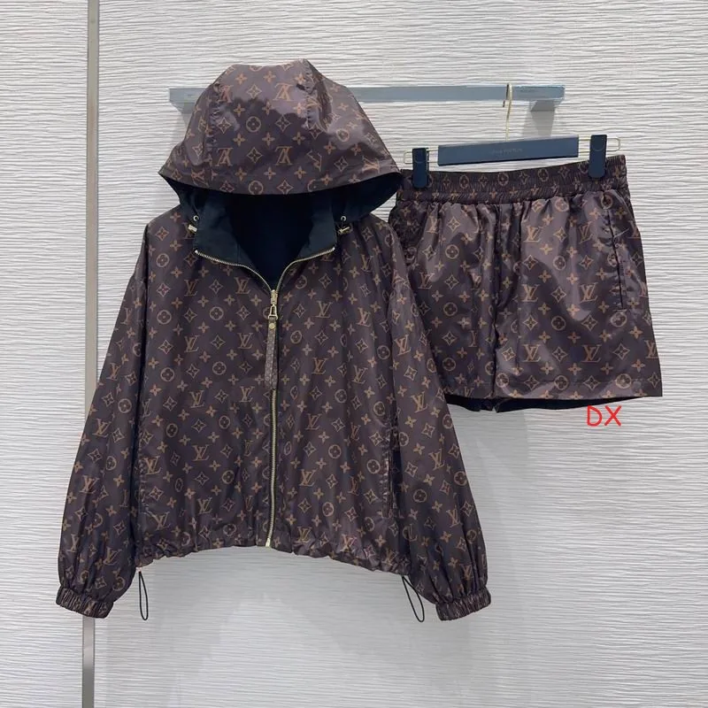 LV 01 Hooded Jacket and Shorts Set, source view 4, SKU 01