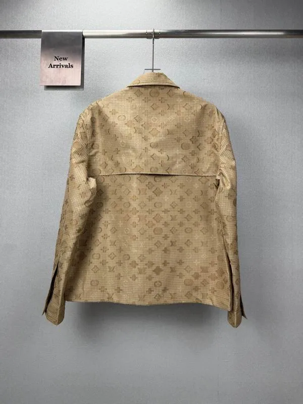 LV bhtx32 Pattern Zip Jacket and Shorts Set, source view 2, SKU bhtx32