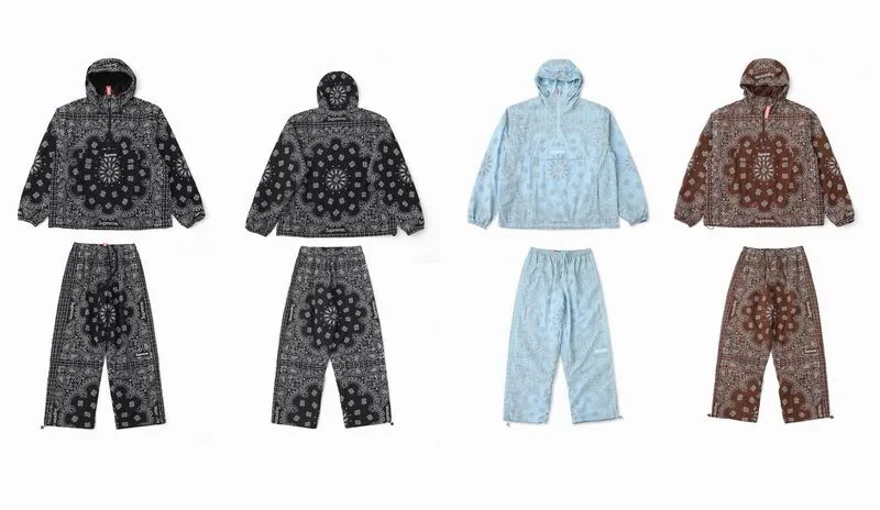 Supreme A318 Bandana-Print Track Set, source view 1, SKU A318