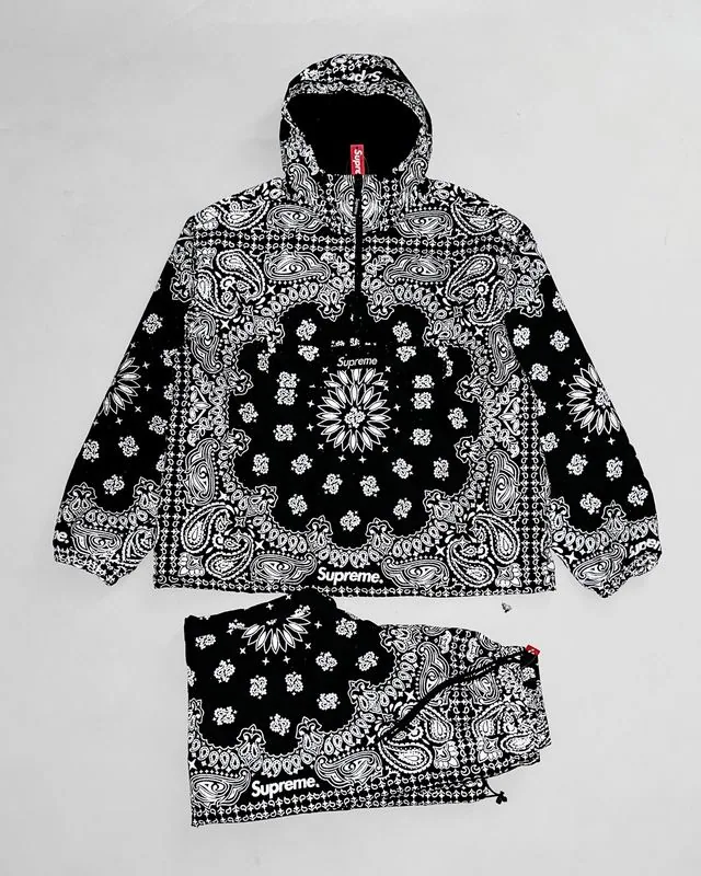 Supreme A318 Bandana-Print Track Set, source view 4, SKU A318