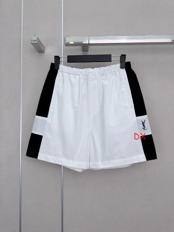 YSL 269 Colorblock Drawstring Shorts, source view 6, SKU 269