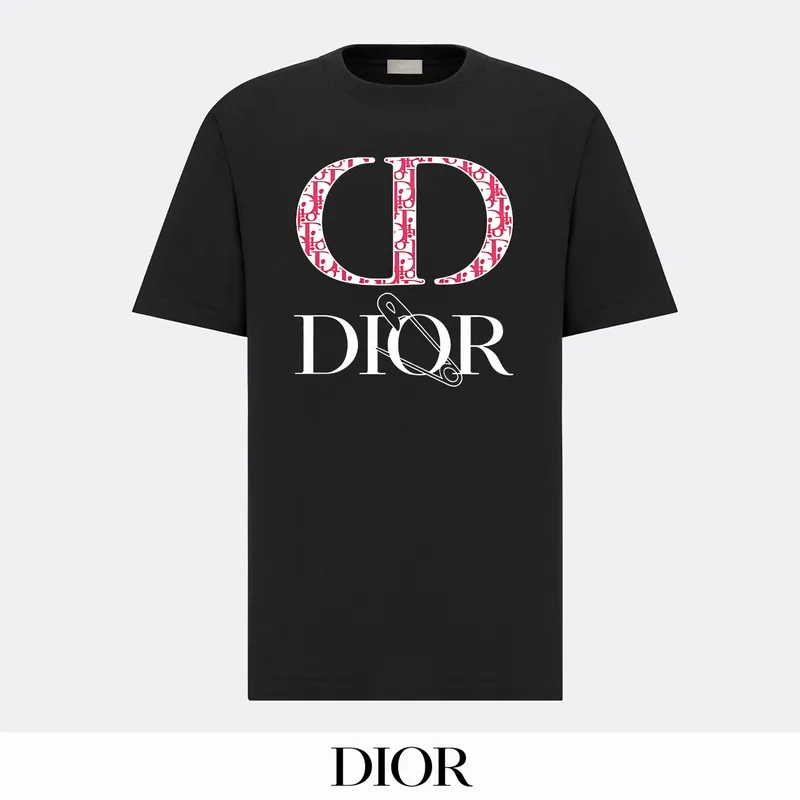 Dior bhtx168 Logo Graphic Crewneck T-Shirt, source view 3, SKU bhtx168