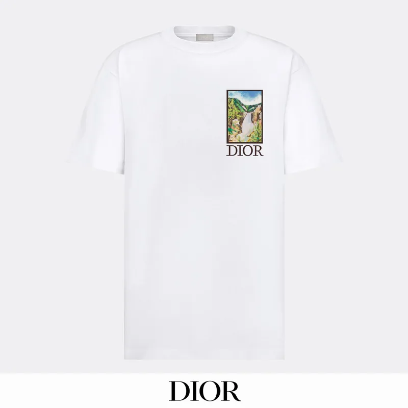 Dior bhtx167 Landscape D Graphic T-Shirt, source view 3, SKU bhtx167