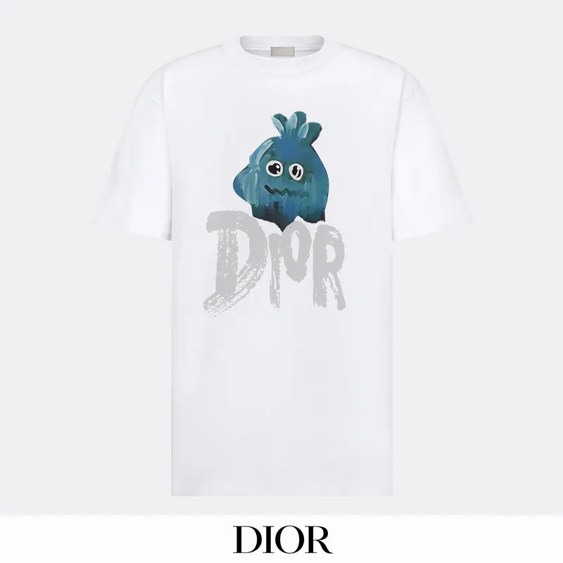 Dior bhtx165 Dinosaur Logo Graphic T-Shirt, source view 3, SKU bhtx165