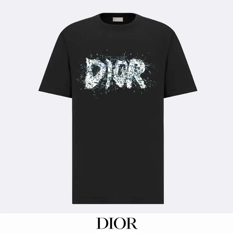 Dior bhtx164 Distressed Logo Graphic T-Shirt, source view 3, SKU bhtx164