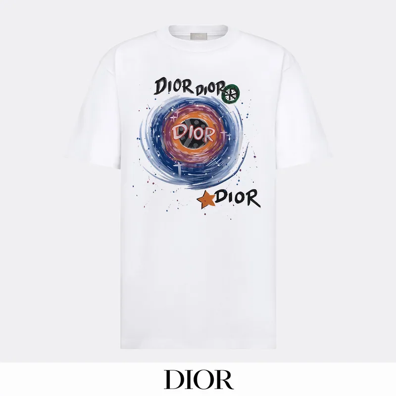 Dior bhtx162 Circular Logo Graphic T-Shirt, source view 1, SKU bhtx162