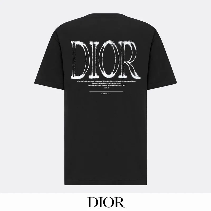Dior bhtx160 Logo Crewneck T-Shirt, source view 4, SKU bhtx160