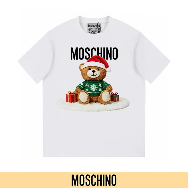 Moschino bhtx08 Bear Graphic Crewneck T-Shirt, source view 3, SKU bhtx08