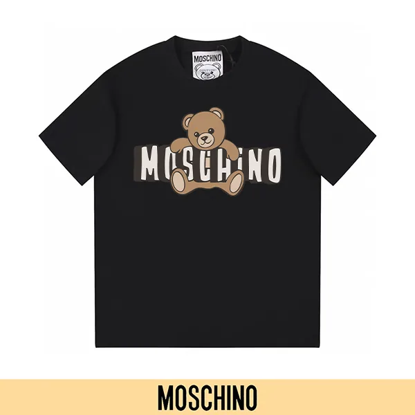 Moschino bhtx07 Bear Logo Graphic T-Shirt, source view 3, SKU bhtx07