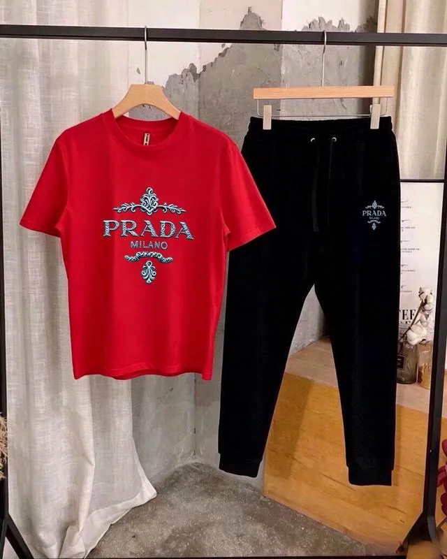 Prada 13xr349 Graphic T-Shirt and Pants Set, source view 3, SKU 13xr349