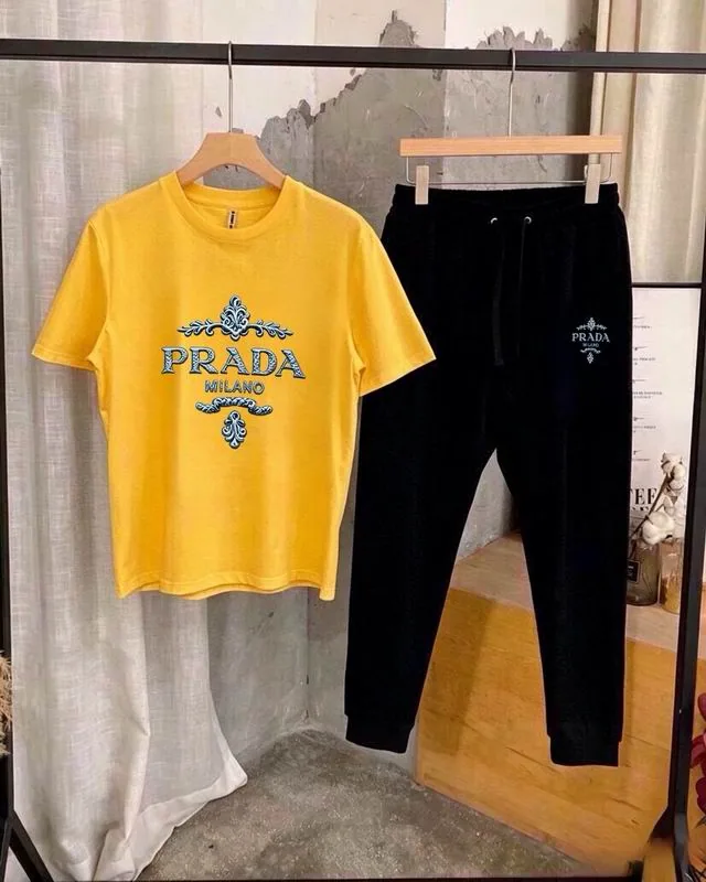 Prada 13xr349 Graphic T-Shirt and Pants Set, source view 4, SKU 13xr349
