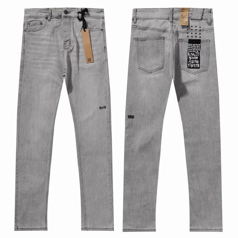 Ksubi 13xr55 Grey Straight-Leg Jeans, source view 1, SKU 13xr55