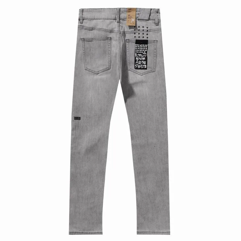 Ksubi 13xr55 Grey Straight-Leg Jeans, source view 3, SKU 13xr55