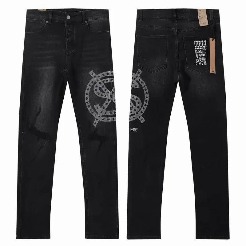 Ksubi 13xr61 Circular-Print Straight-Leg Jeans, source view 1, SKU 13xr61