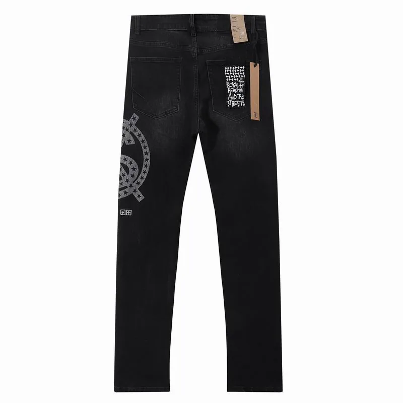 Ksubi 13xr61 Circular-Print Straight-Leg Jeans, source view 3, SKU 13xr61