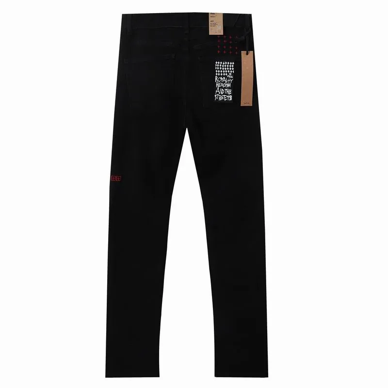 Ksubi 13xr66 Red-Logo Black Straight-Leg Jeans, source view 3, SKU 13xr66
