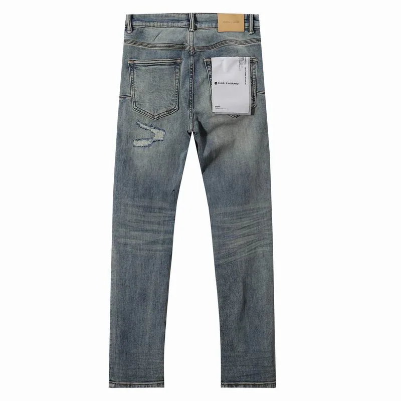 Purple Brand 13xr82 Distressed Blue Jeans, source view 3, SKU 13xr82