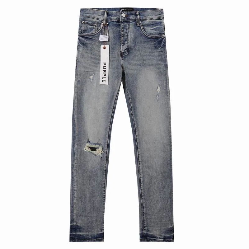 Purple Brand 13xr85 Faded Grey Straight-Leg Jeans, source view 2, SKU 13xr85