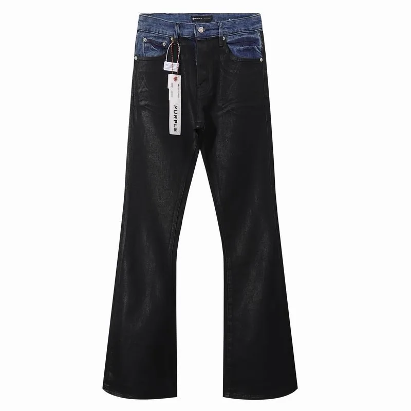 Purple Brand 13xr88 Black Flared Jeans, source view 2, SKU 13xr88