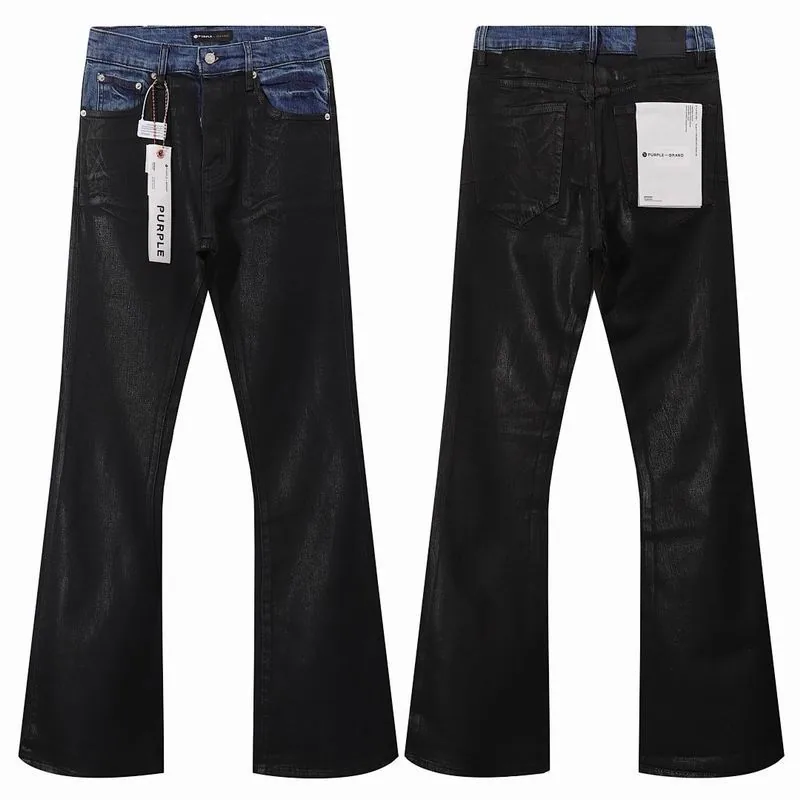 Purple Brand 13xr88 Black Flared Jeans, source view 3, SKU 13xr88