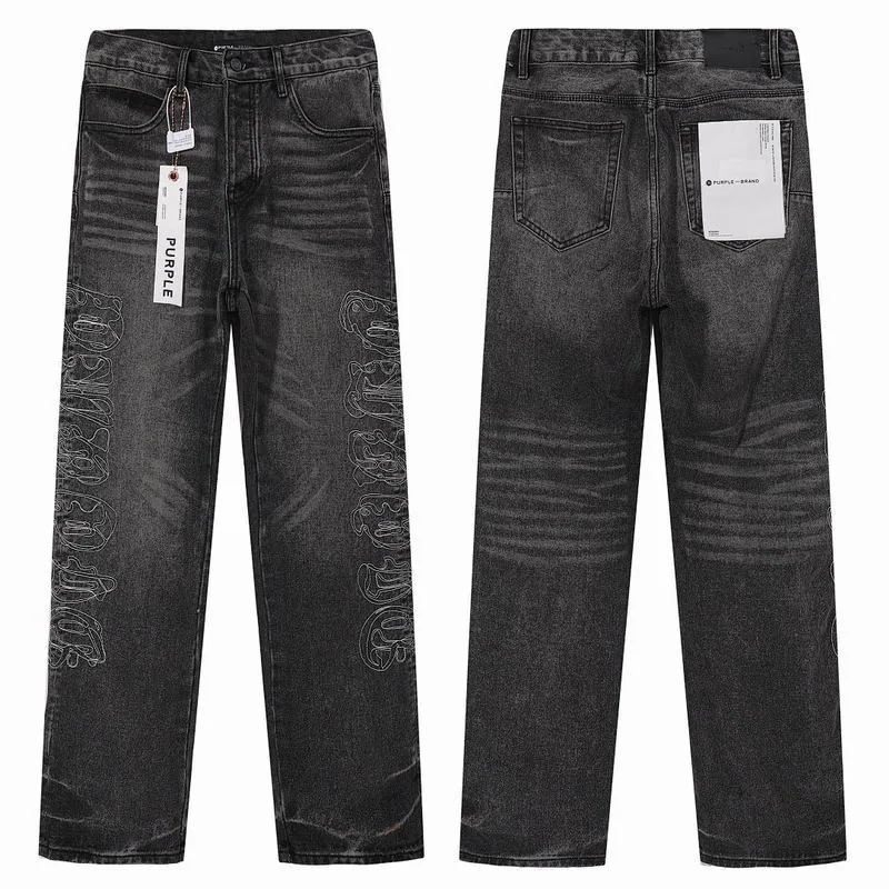 Purple Brand 13xr89 Faded Black Straight-Leg Jeans, source view 3, SKU 13xr89
