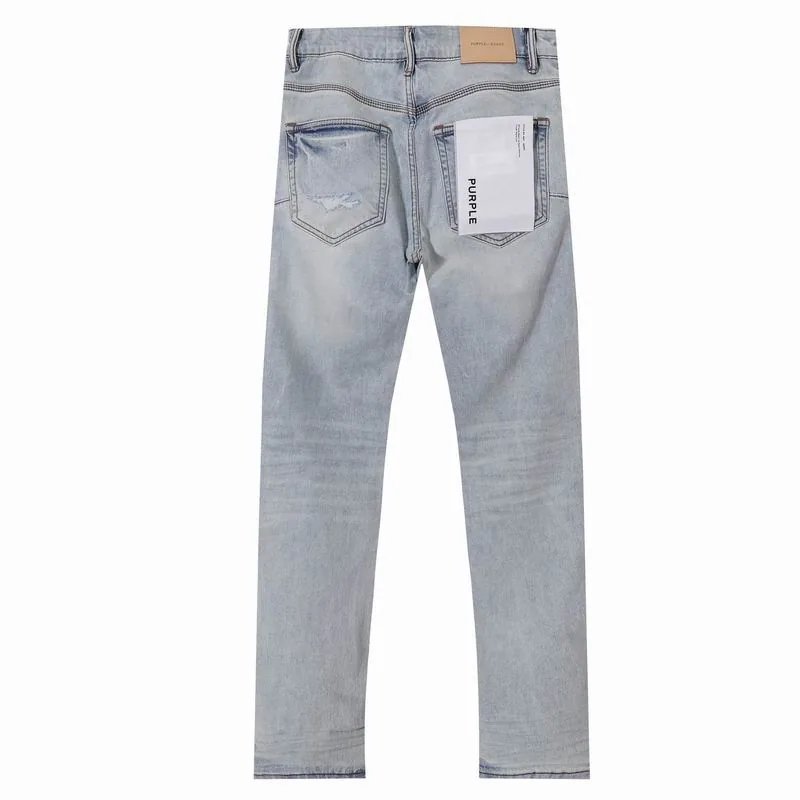 Purple Brand 13xr90 Distressed Light-Wash Jeans, source view 3, SKU 13xr90