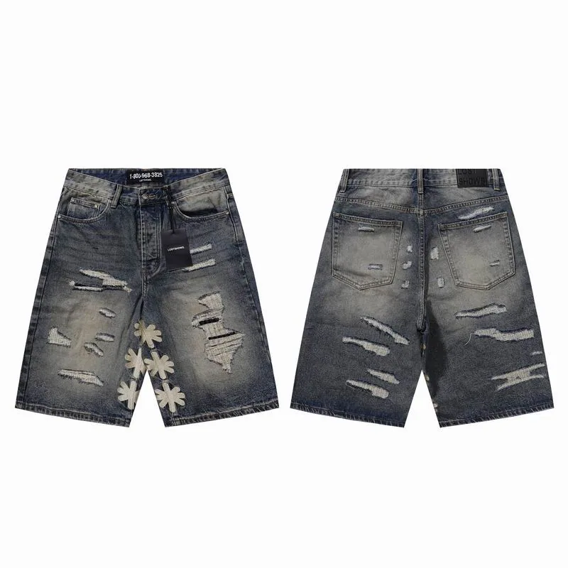 Purple Brand 13xr43 Distressed Denim Shorts, source view 1, SKU 13xr43