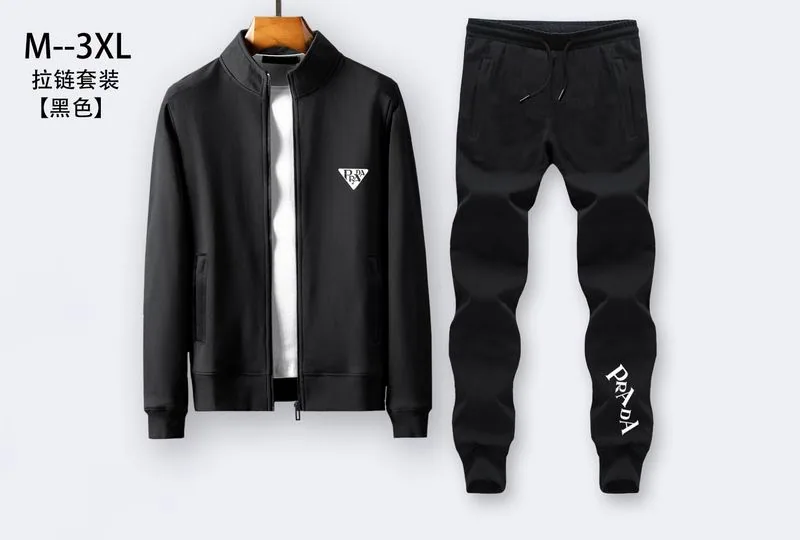 Prada 1qr509 Mock-Neck Sweatshirt and Pants Set, source view 3, SKU 1qr509