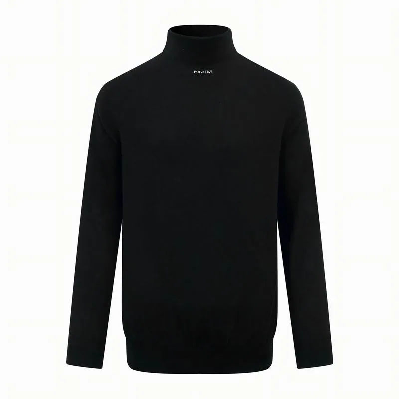 Prada bhtx25283 Logo Mock-Neck Sweater, source view 3, SKU bhtx25283