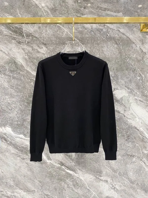 Prada bhtx26 Crewneck Knit Sweater, source view 3, SKU bhtx26