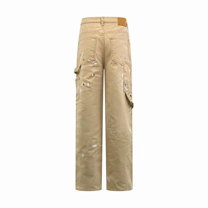 LV AA644 Embossed-Pattern Jacket and Pants Set, source view 4, SKU AA644