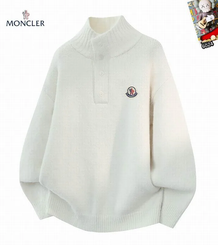 Moncler 25tr207 Ribbed Mock-Neck Sweater, source view 2, SKU 25tr207