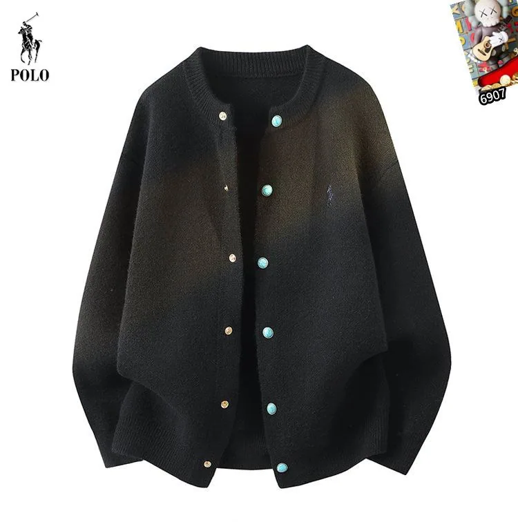 Ralph 25tr140 Contrast-Button Knit Cardigan, source view 1, SKU 25tr140