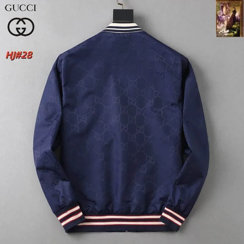 Gucci 12yr219 Navy Bomber Jacket, source view 4, SKU 12yr219