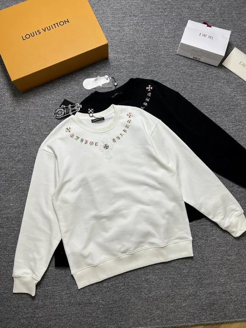 Chrome Hearts Neckline Graphic Crewneck Sweatshirt, catalog view 1, hgntx106