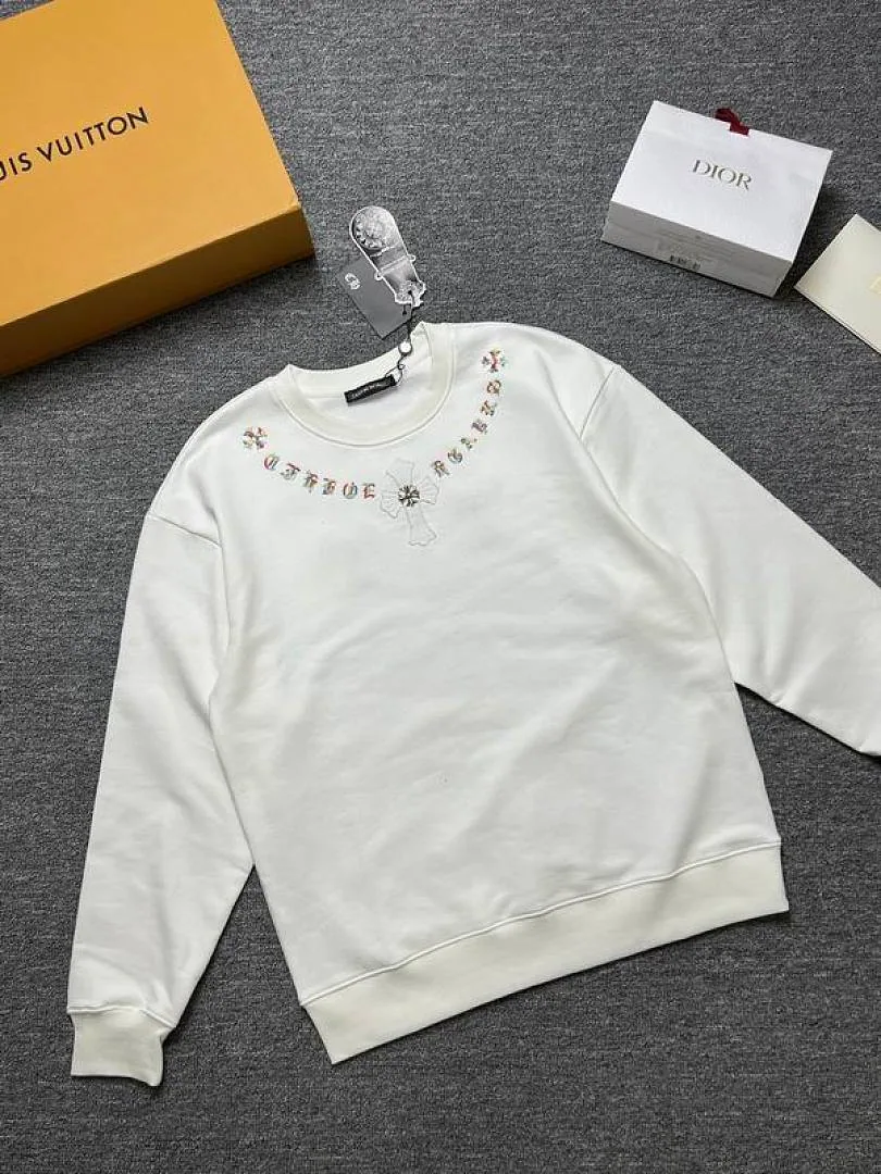 Chrome Hearts Neckline Graphic Crewneck Sweatshirt, catalog view 2, hgntx106