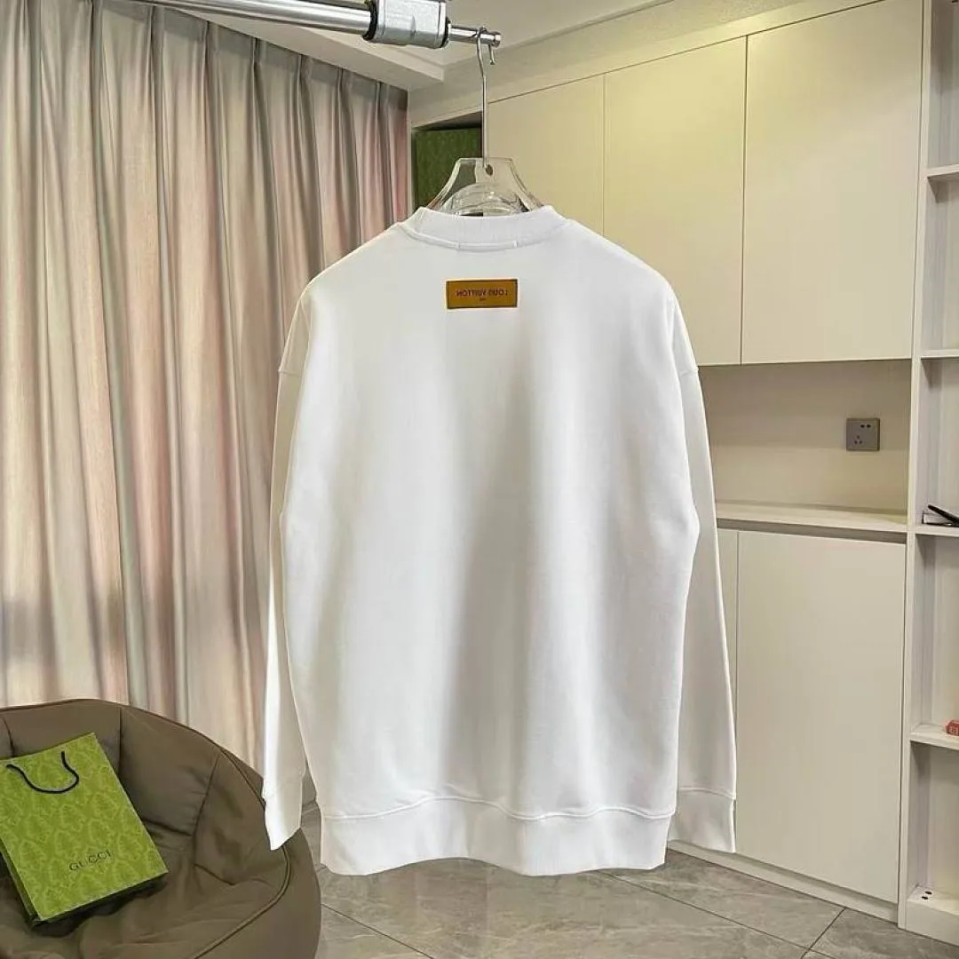 LV Cartoon Graphic Crewneck Sweatshirt, catalog view 4, hgntx122