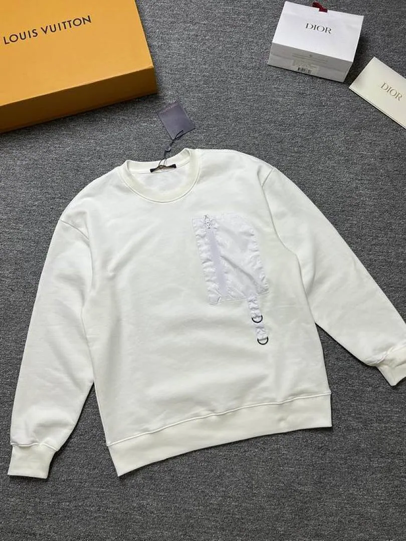 LV Tonal Panel Crewneck Sweatshirt, catalog view 1, hgntx123