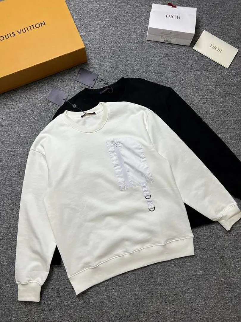 LV Tonal Panel Crewneck Sweatshirt, catalog view 3, hgntx123
