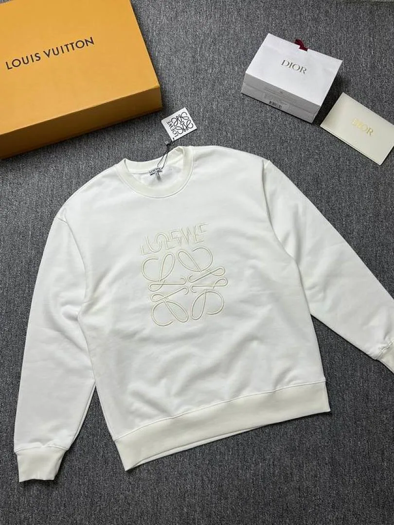 Loewe Anagram Graphic Crewneck Sweatshirt, catalog view 2, hgntx157