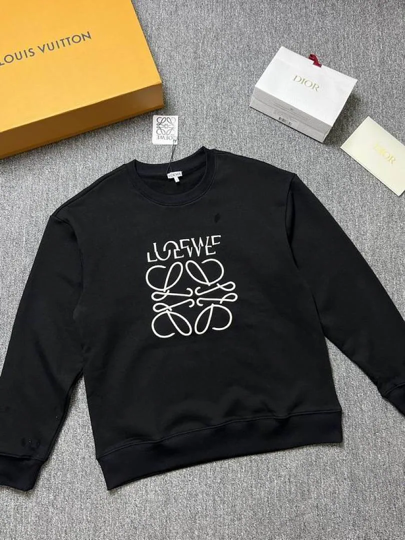 Loewe Anagram Graphic Crewneck Sweatshirt, catalog view 3, hgntx157