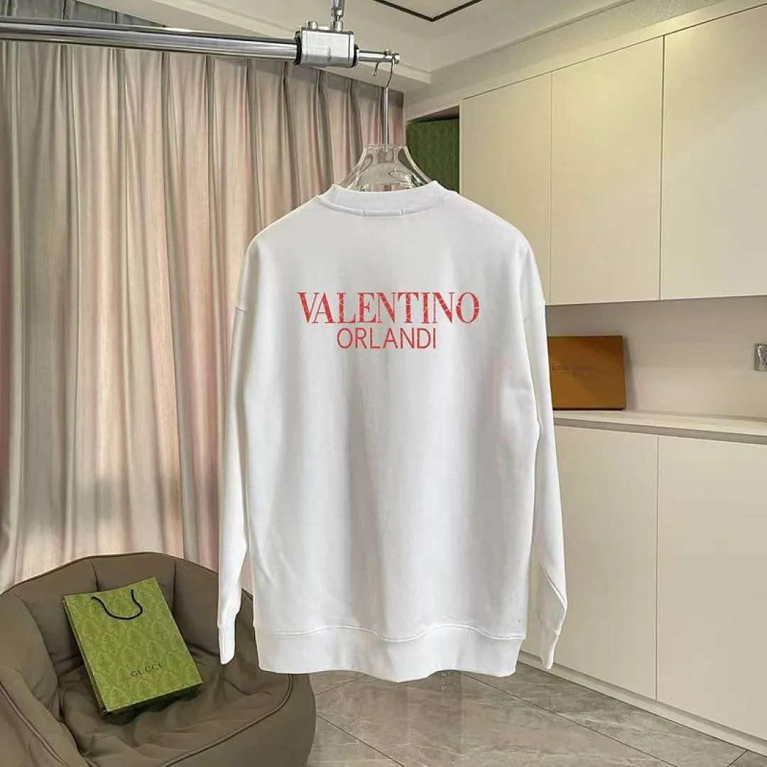 Valentino Red Letter Crewneck Sweatshirt, catalog view 2, hgntx18