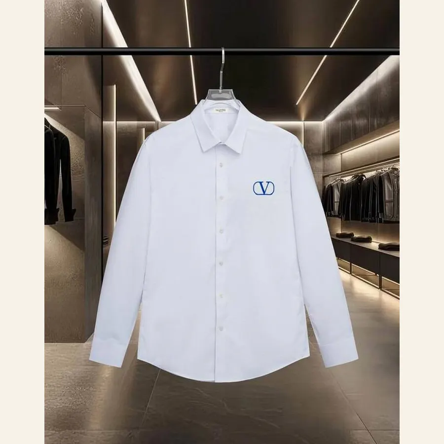 Givenchy V-Emblem Long-Sleeve Shirt, catalog view 1, hgntx21